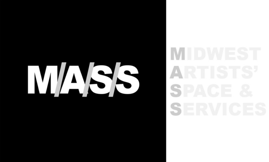 MASS Midwest Artists Space & Services Black Logo